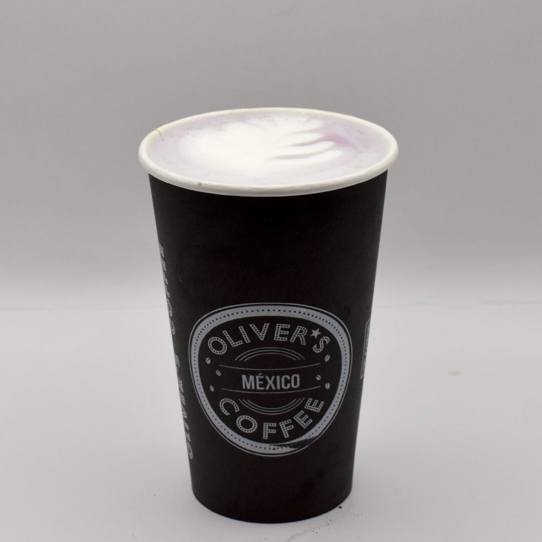 Taro Latte Caliente
