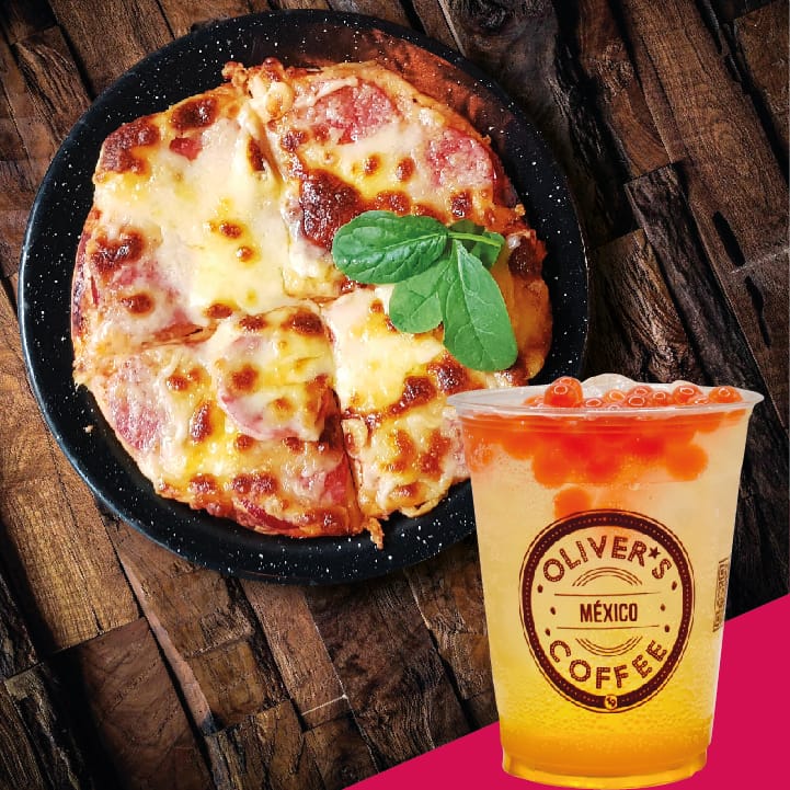 Promo Soda Especial y Pizza Individual a Elegir (Solo los Lunes)