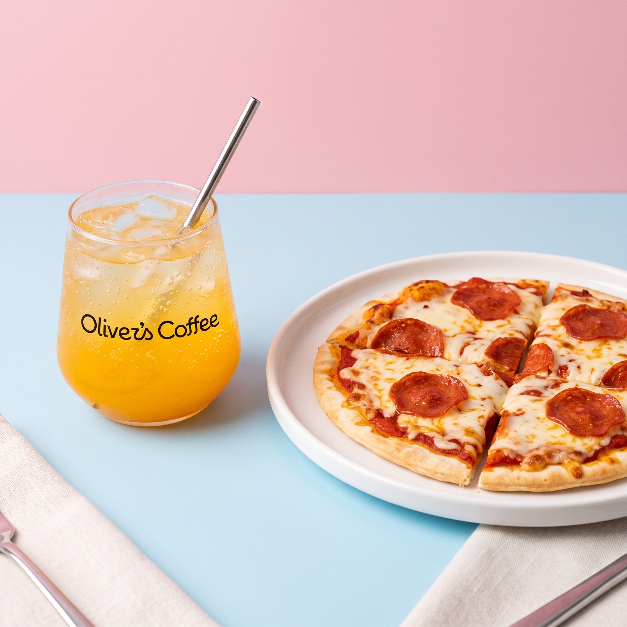 Soda Petite + Pizza Indiv. $132